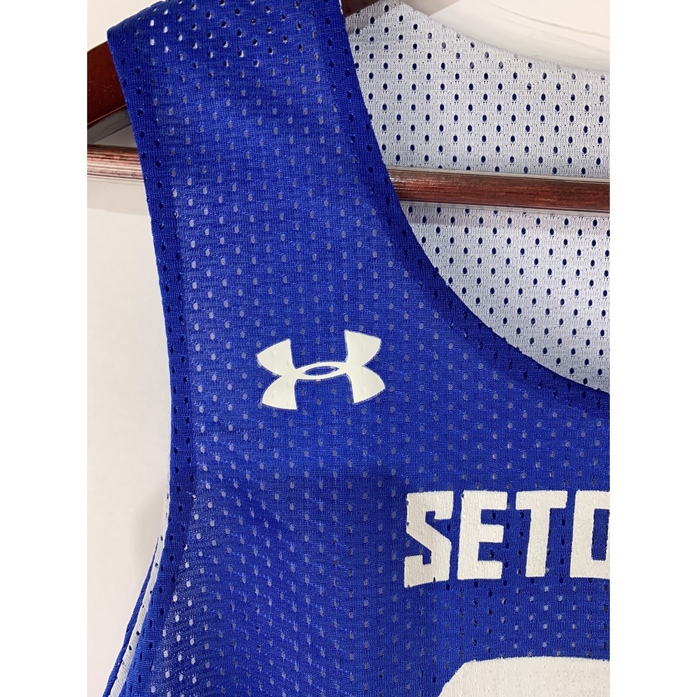 Under‎ Armour Womens Large Seton Hall No.32 Reversible Basketball Jersey - Picture 3 of 12